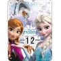 Frozen Elsa - Anna Draaidoor kalender - Ophangbaar - 27 x 37 x 0,8 cm - 1