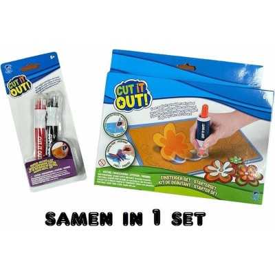 Cut it Out! Starter Set en Navulverpakking StiftenDuo-Pack - samen in 1 set - 1