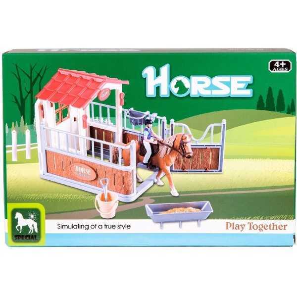 Horse Club Paardenbox Speelset - 1